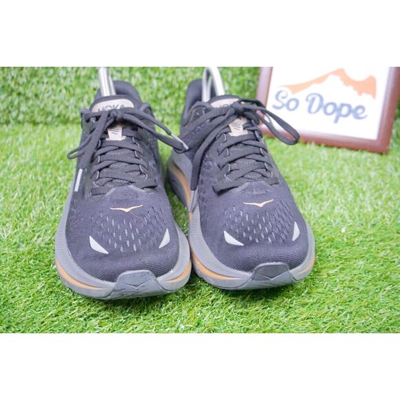 Hoka Black and Gold Athletic Shoes - Picture 2 of 7